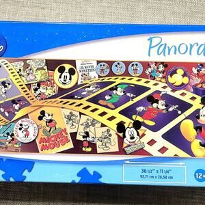 Disney Panoramas "Mickey Through the Years" 750 Piece Jigsaw Puzzle! 2009